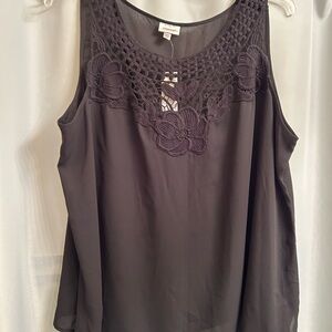 Elegant Black Sleeveless Top